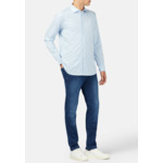 Polo Chemise En Coton Piqué Coupe Droite
