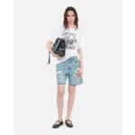 T-Shirt Blanc Sérigraphie Eternal Life Tour Femme