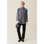 Surchemise oversize gris