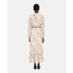 Robe Courte Imprimée En Soie Femme