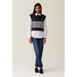 Pull Jean Toto rayé sans manches