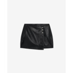 Jupe Short En Cuir Vernis Remzy