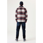 Men Overshirts Red