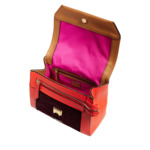 NINON DE LANCEL - SAC RABAT M - Multico Cassis