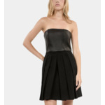 Robe Bustier Courte Noire Femme