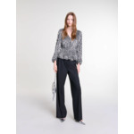 Top smocké à sequins