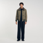 Blouson à col fourrure