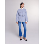 Manteau court ceinturé