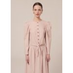 Chemise Cleo-Cognac en Coton
