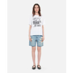 T-Shirt Blanc Sérigraphie Eternal Life Tour Femme