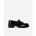 Mocassins En Cuir Glace A Franges Avec Studs