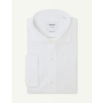 Chemise Ajustée en façonné blanc