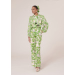 Pantalon Primavera-Vert en Lin