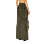 Jupe longue avec poches cargo