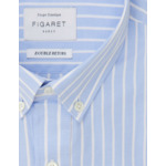 Chemise Classique rayée bleue