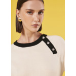 Pull Pastelle-Ecru en Laine