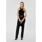 Pantalon Poupee-Noir en Polyester Recyclé