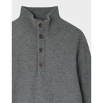 Pull Chris en laine et cachemire gris