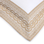 Yves Delorme - Taie d'oreiller en satin blanc, Joyau