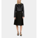 Veste En Cuir Noir Femme