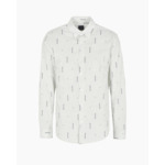 Chemise - lettrage à rayures o.w.