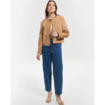 Veste Verveine Beige en cuir