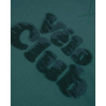 Sweat col rond bleu vert