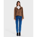 Manteau Marjy Canelle en Laine