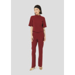 Pantalon Peyton-Bordeaux en Polyester