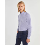 Chemise Contemporaine Infroissable rayée marine