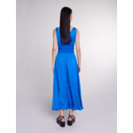 Robe satinée ajourée