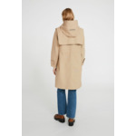 Trench long à capuche
