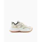 Basket - or pâle + blanc cassé