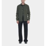 Chemise En Popeline Kaki Homme