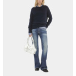 Pull En Cachemire Bleu Marine Femme