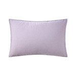 Desforges - Taie d'oreiller en satin de coton lavé rose, Palerme