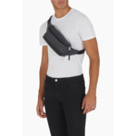Sac banane pour homme - asphalte/noir
