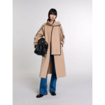 Manteau bicolore double face