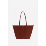 Petit Cabas Daily En Cuir Velours En Coton