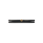 Ceinture fine en cuir double tour