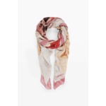 FOULARD FLORAL DEGRADADO RECTANGLE