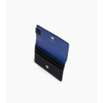 Porte cartes à rabat Emilie en cuir signature T