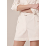 Short Sylviane-Blanc en Coton