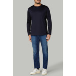 T-Shirt À Manches Longues En Jersey De Coton Pima