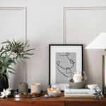 NewMoon Home - Bougie parfumée, taupe, en cire et béton