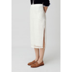 Jupe mi-longue crochet