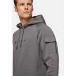 Sweat-Shirt À Capuche En Coton Mélangé Scuba Léger