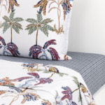 Olivier Desforges - Drap plat en percale de coton multicouleurs, Ispahan
