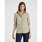 Chemise Darcy rayée kaki