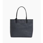 Grand sac cabas horizontal Camille en toile enduite